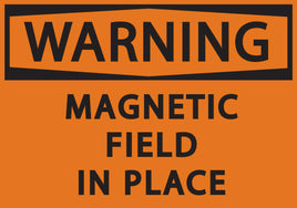 Warning Magnetic Field In Place Eco Health Safety Signs Available In Different Materials