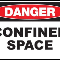 Confined Space Eco Danger Signs Available In Different Sizes and Materials
