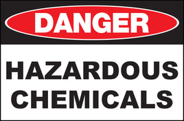 Hazardous Chemicals Eco Danger Signs Available In Different Sizes and Materials