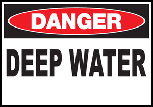Danger Deep Water Eco Agriculture Signs Available In Different Materials