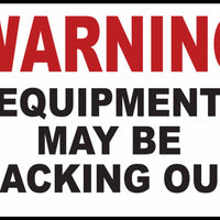 Warning Equipment May Be Backing Out Eco Agriculture Signs Available In Different Materials