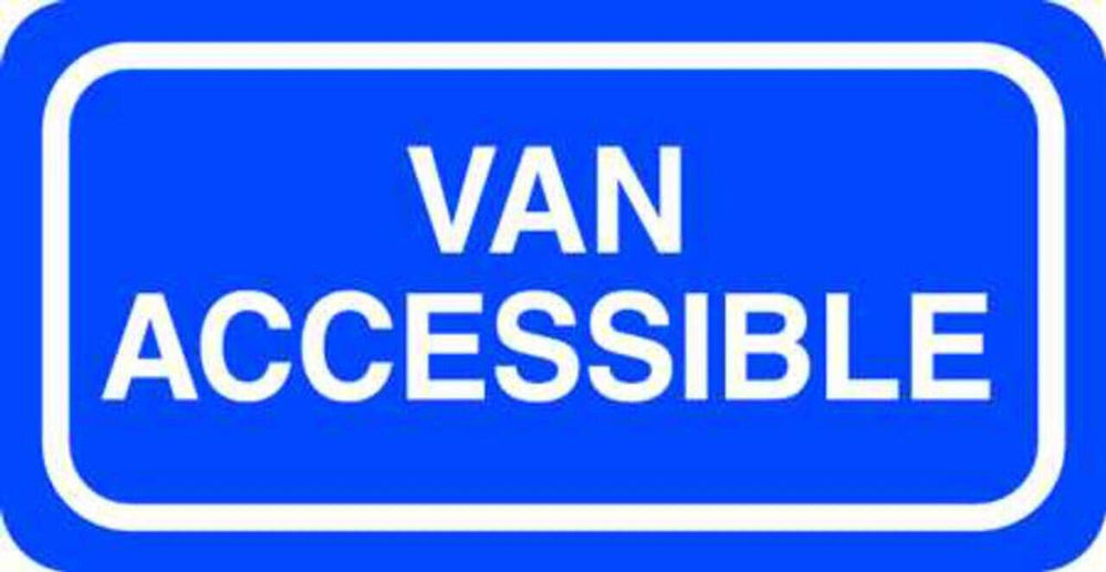 Van Accessible - Available in Different Materials - Eco Parking Signs
