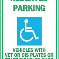Reserved Parking This Space - Available in Different Materials - Eco Parking Signs