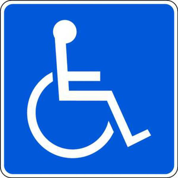 Handicapped Symbol - Available in Different Materials - Eco Parking Signs