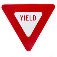 Yield Eco Traffic Sign | 2229