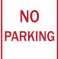 No Parking - Available in Different Materials - Eco Parking Signs