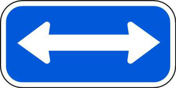 Double Arrow - Available in Different Materials - Eco Parking Signs