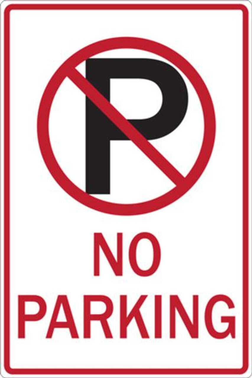 No Parking Symbol No Parking - Eco Parking Sign | 2465