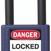 RecycLock Padlock, Keyed Different, 1.5" Shackle and 1.75" Body - Purple