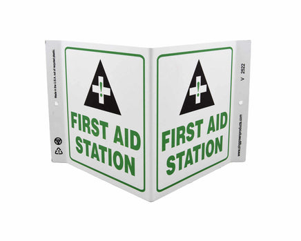 First Aid Station - Eco Safety V Sign | 2522