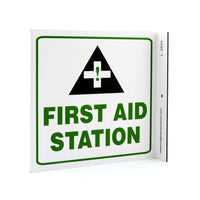 First Aid Station With Graphic Eco Safety L Sign | 2523