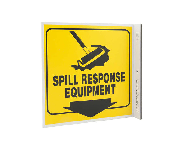 Spill Response Equipment With Graphic Eco Safety L Sign | 2531