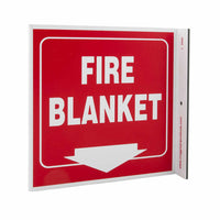 Fire Blanket Down Arrow With Graphic Eco Safety L Sign | 2555