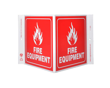 Fire Equipment - Eco Safety V Sign | 2556