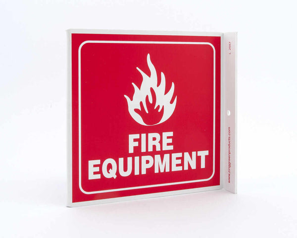 Fire Equipment With Graphic Eco Safety L Sign | 2557