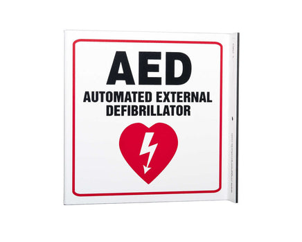 AED With Graphic Eco Safety L Sign | 2563