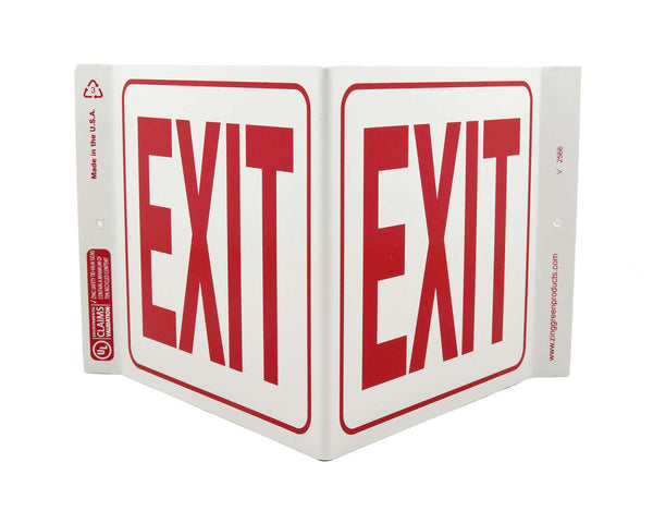 Exit - Eco Safety V Sign | 2566