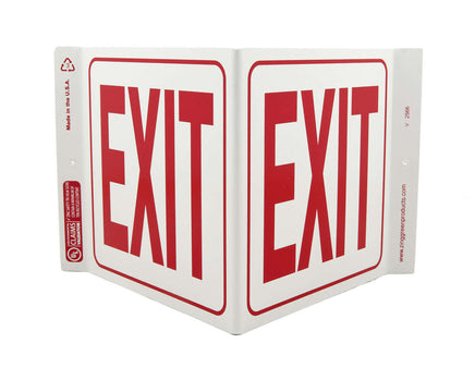 Exit - Eco Safety V Sign | 2566