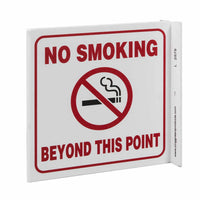 No Smoking Beyond This Point With Graphic Eco Safety L Sign | 2575