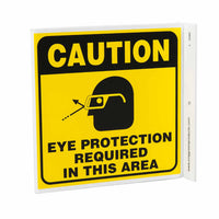 Caution Eye Protection Requied In This Area With Graphic Eco Safety L Sign | 2595