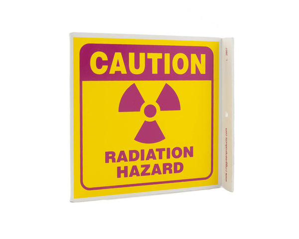 Caution Radiation Hazard With Graphic Eco Safety L Sign | 2607