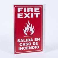 Fire Equipment Bilingual With Graphic Eco Safety L Sign | 2633