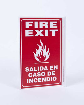 Fire Equipment Bilingual With Graphic Eco Safety L Sign | 2633