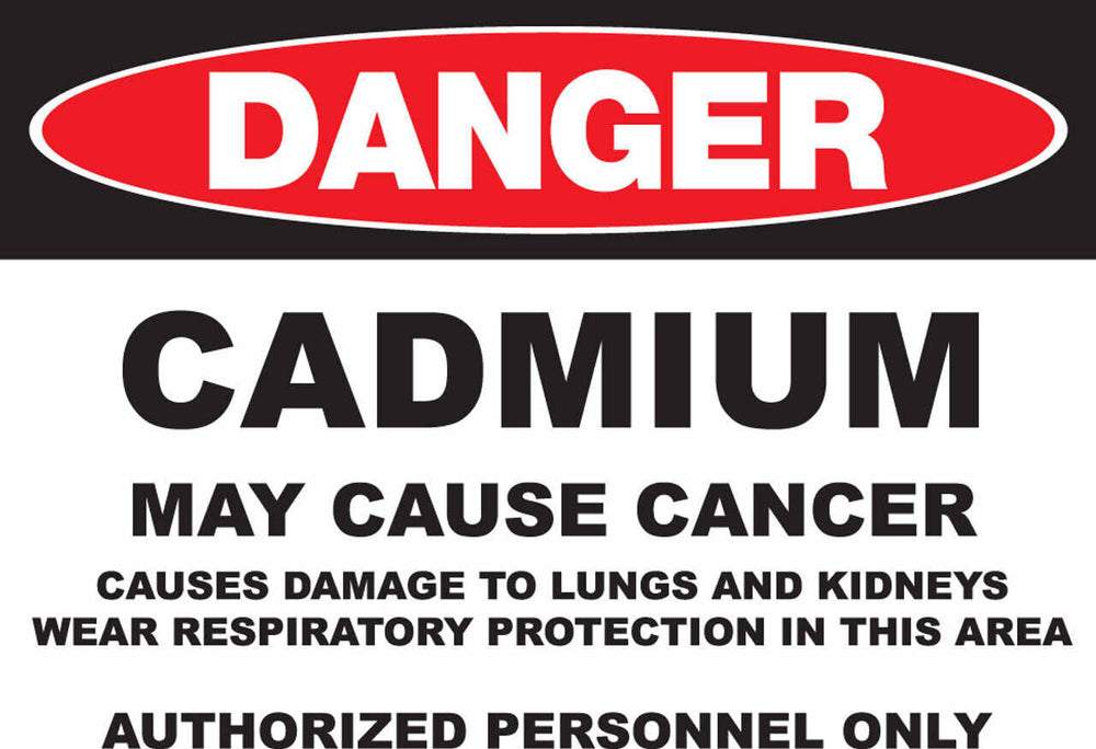 Danger Cadmium May Cause Cancer Eco GHS Signs Available in Different Materials | 2660