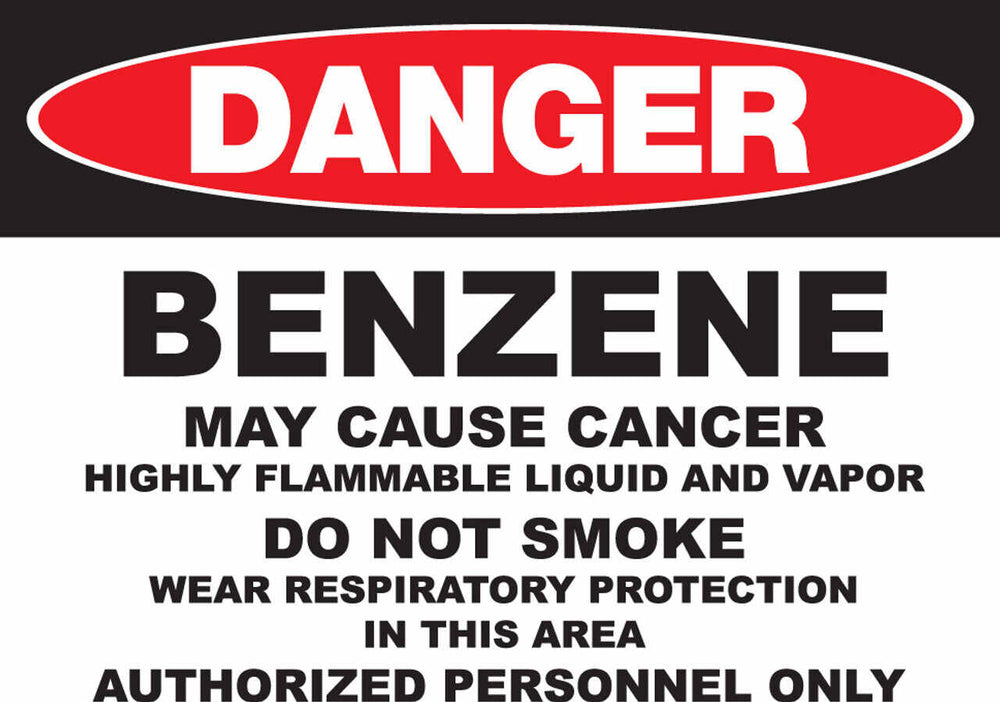 Danger Benzene May Cause Cancer Eco GHS Signs Available in Different Materials | 2661