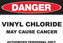 Danger Vinyl Chloride May Cause Cancer Eco GHS Signs Available in Different Materials | 2664