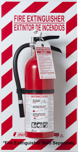Fire Extinguisher Inside Red On White Eco Fire and Exit Safety Signs | 2671