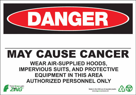 Danger May Cause Cancer Eco GHS Signs Available in Different Materials | 2674