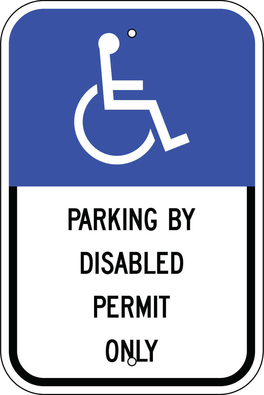Handicapped Parking Disabled Permit Florida Eco Parking HDCP Signs 