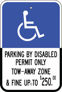 Handicapped Parking Disabled Permit S. Florida Eco Parking HDCP Signs 