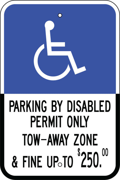 Handicapped Parking Disabled Permit S. Florida Eco Parking HDCP Signs 