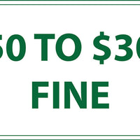 Handicapped Parking Fine, Missouri - Eco Parking Signs