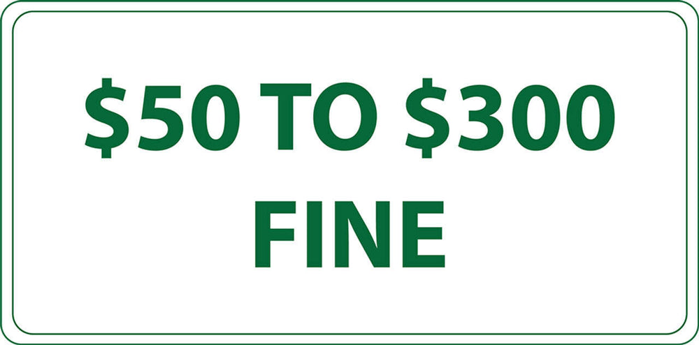 Handicapped Parking Fine, Missouri - Eco Parking Signs