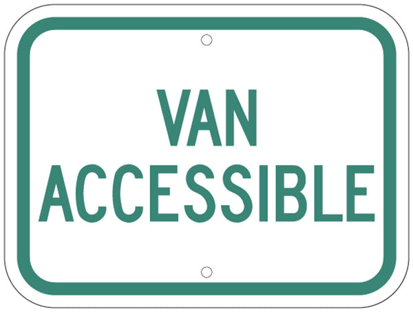 Handicapped Van Accessible, N. Carolina - Eco Parking Signs