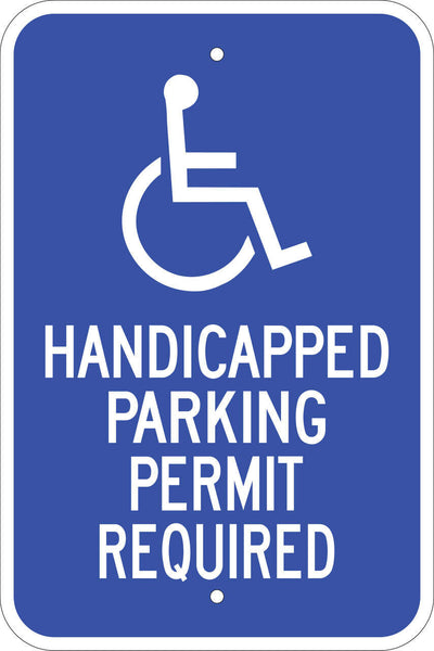 Handicapped Parking Permit Eco Parking HDCP Signs 