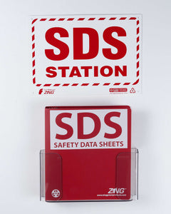 Eco SDS Economy Station Kit, Holder, Binder and Sign | 2708