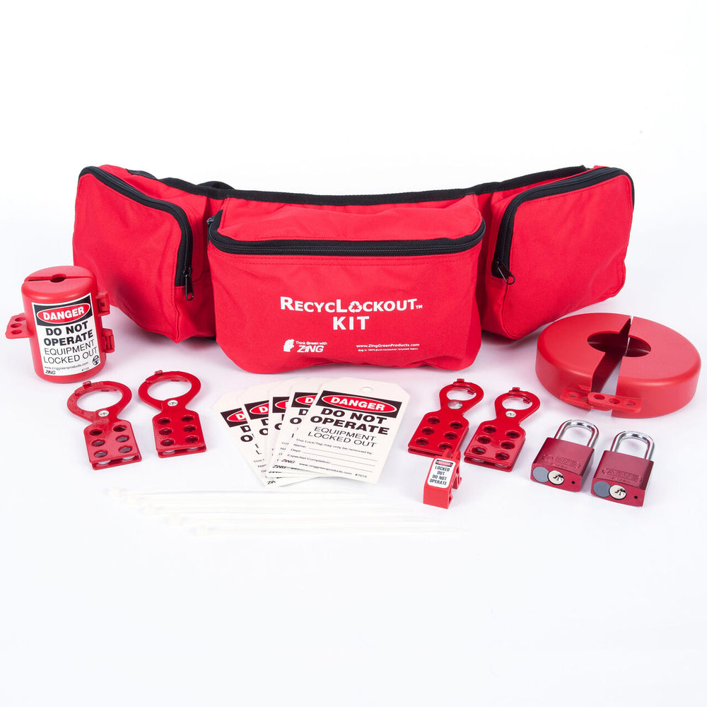 RecycLockout Plug Lockout Kit with Aluminum Padlocks | 2725