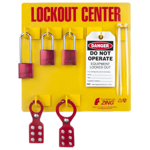 RecycLockout Lockout Station 3 Aluminum Padlocks - Stocked| 2726