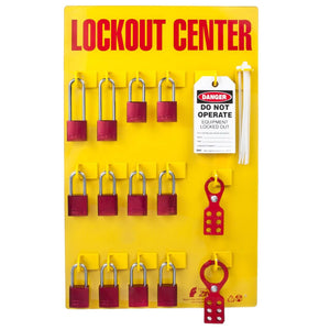 RecycLockout Lockout Station 12 Aluminum Padlocks - Stocked| 2728
