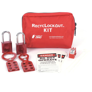 RecycLockout Bag Lockout Kit with Aluminum Padlocks | 2731