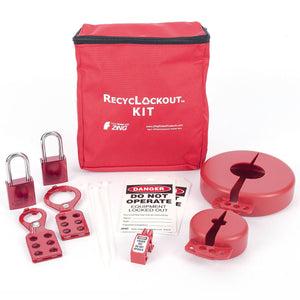 ZING RecycLockout Lockout Belt Pack Kit Aluminum Locks | 2732