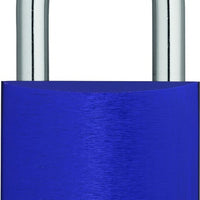 Aluminum Safety Padlocks Keyed Different 1.5 Inch Shackle - Blue