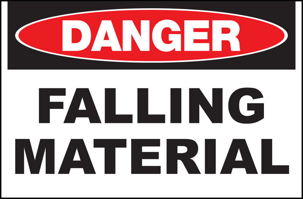 Falling Material Eco Danger Signs