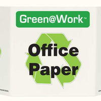 Green@Work Office Paper TriView Sign | 3021