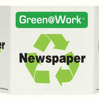 Green@Work Newpaper TriView Sign | 3022
