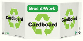 Green@Work Cardboard TriView Sign | 3024